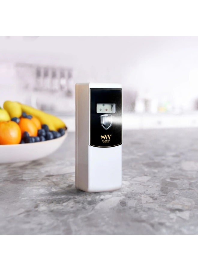 Scent World S ONE LED Spray Diffuser – Compact Smart Dual Power Diffuser + FREE 100ml Spray - Image 2